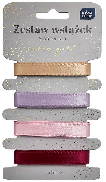 Set četiri ukrasne trake SATIN GOLD 