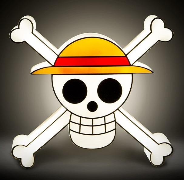 Stona LED lampa ONE PIECE - SKULL 