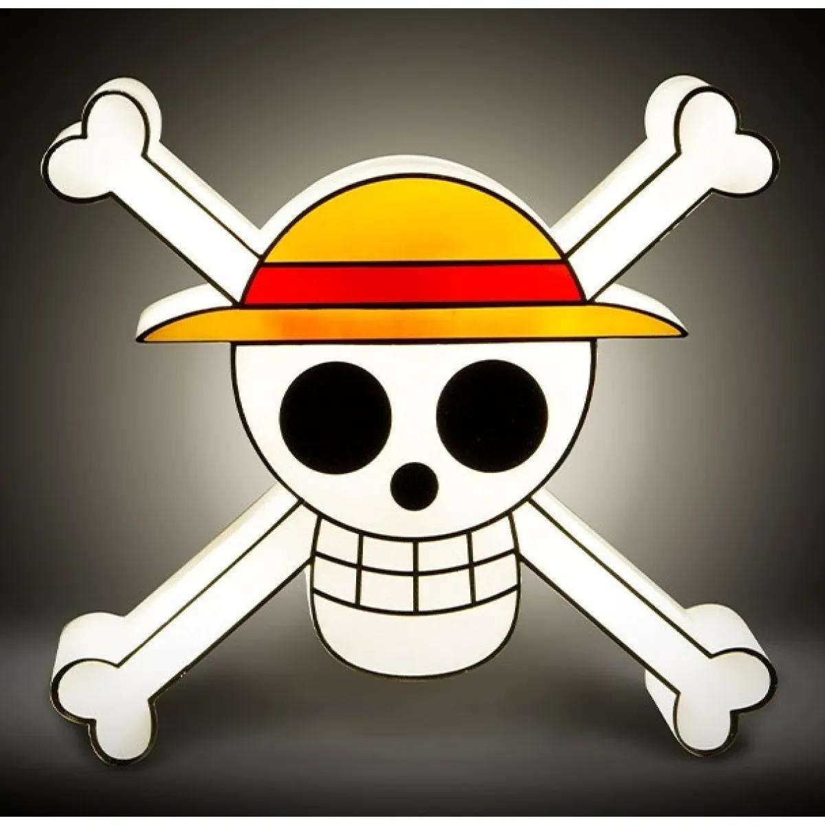 Stona LED lampa ONE PIECE - SKULL 