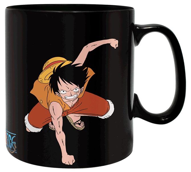 Termosenzitivna šolja ONE PIECE  - LUFFY & ACE 