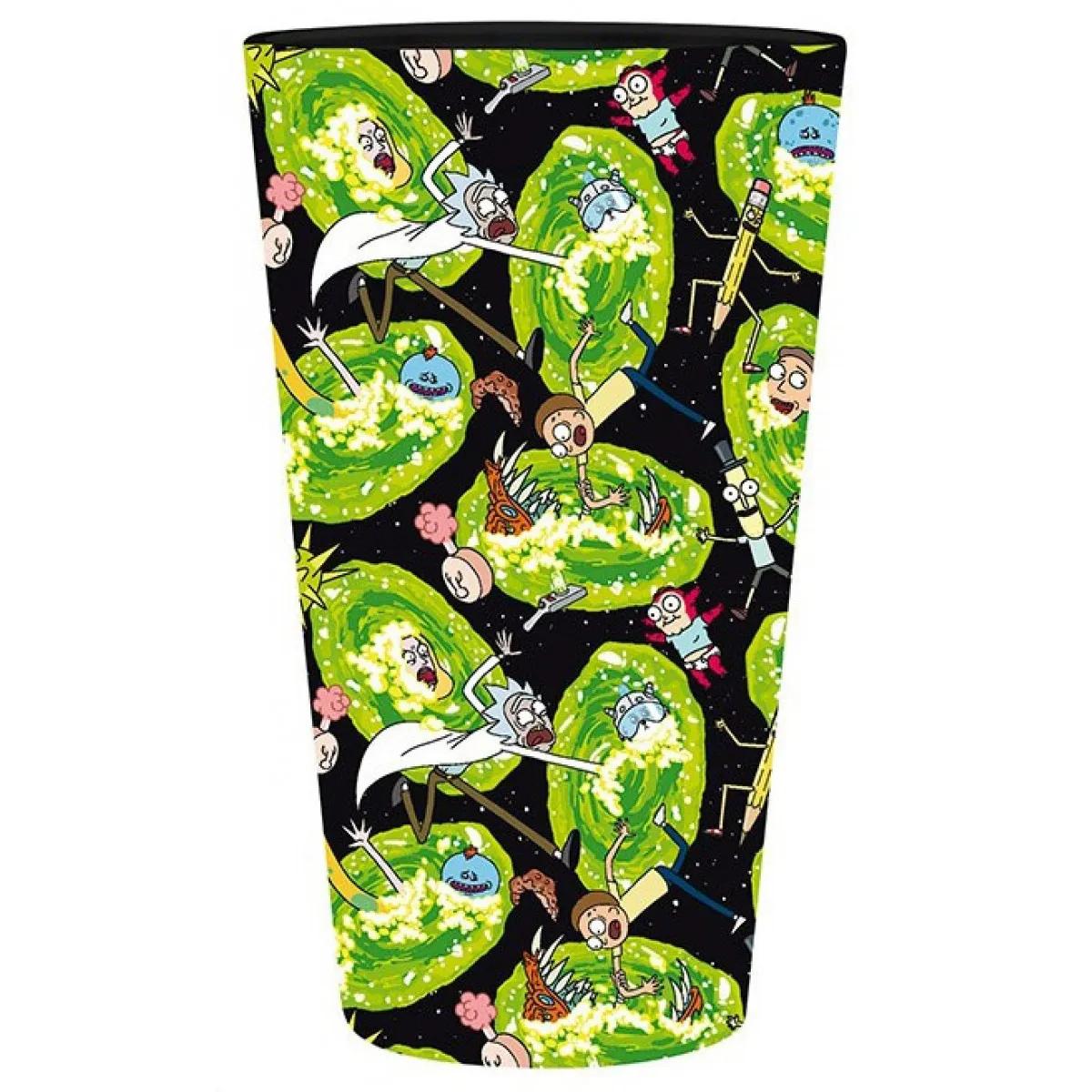 Velika staklena čaša RICK AND MORTY 400ml 