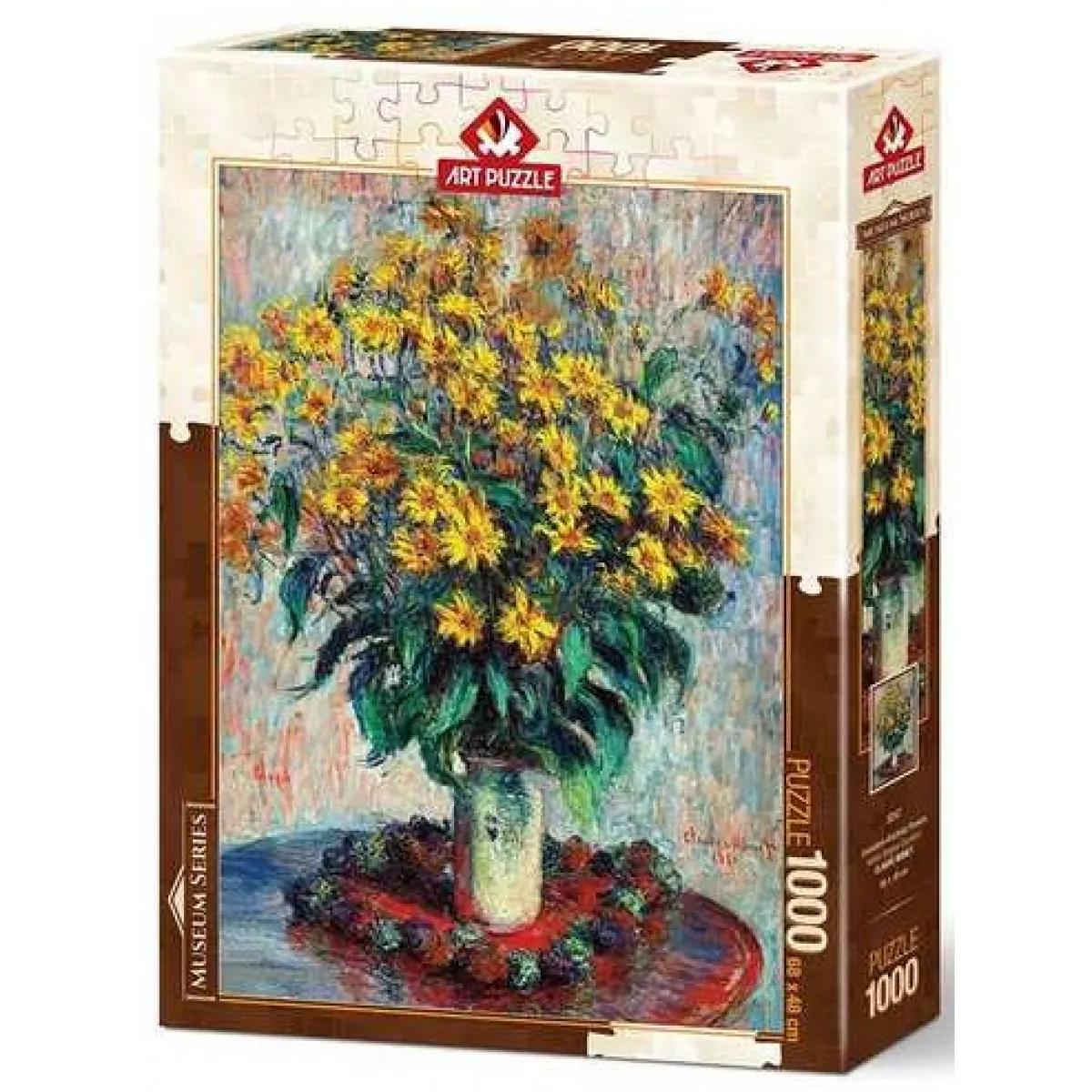 Puzzle MONE - JERUSALEM ARTICHOKE FLOWERS 1000kom 