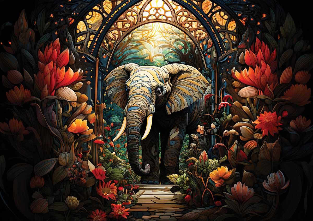 Puzzle 1000 GUARDIAN OF FLOWERS 