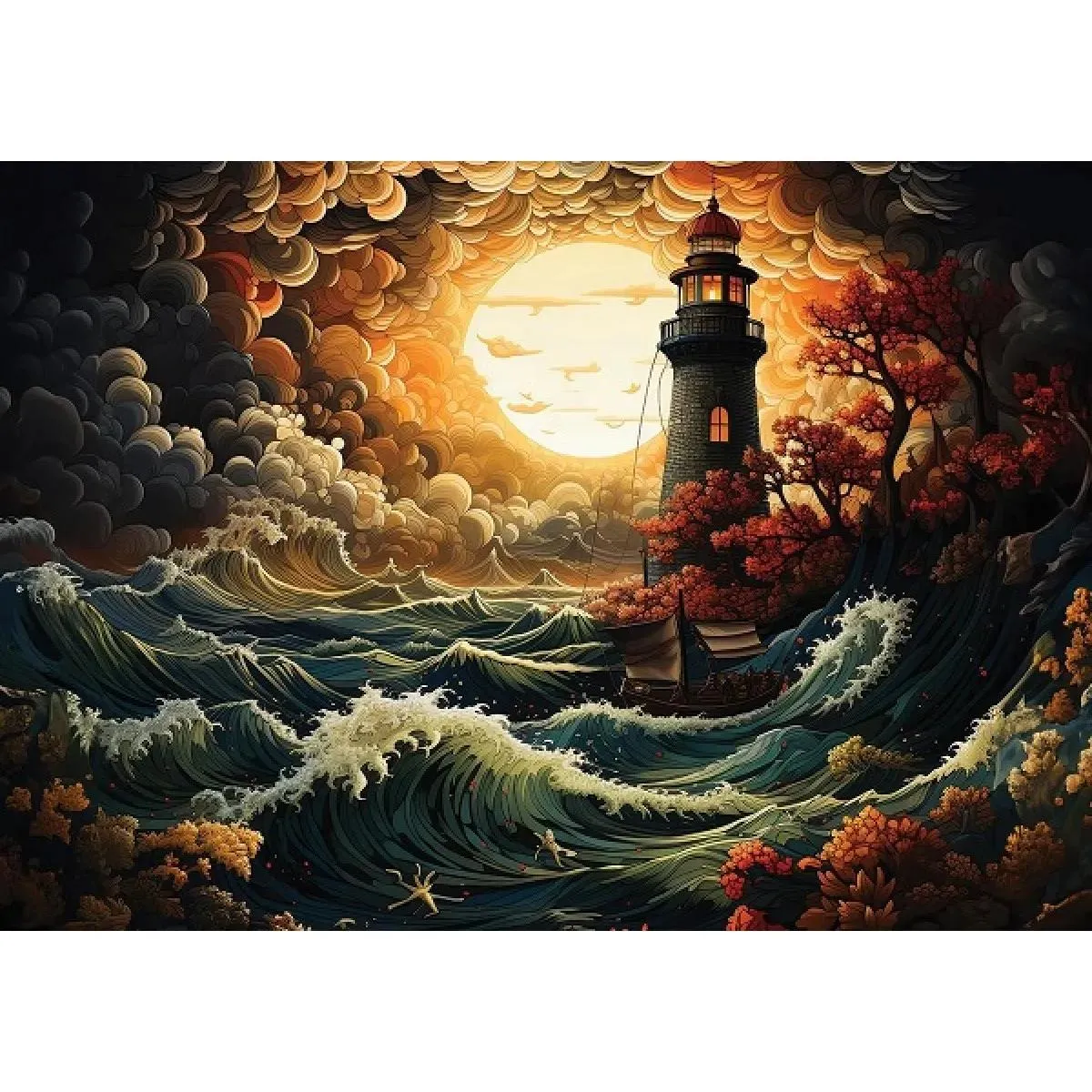 Puzzle SVETIONIK U OLUJI 1500kom 