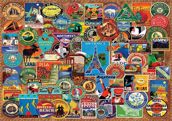 Puzzle WORLD TRAVELER 1500kom 