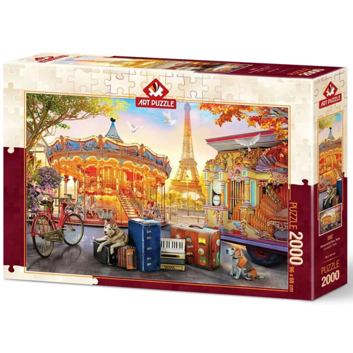 Puzzle AMUSEMENT PARK, PARIS 2000 kom 