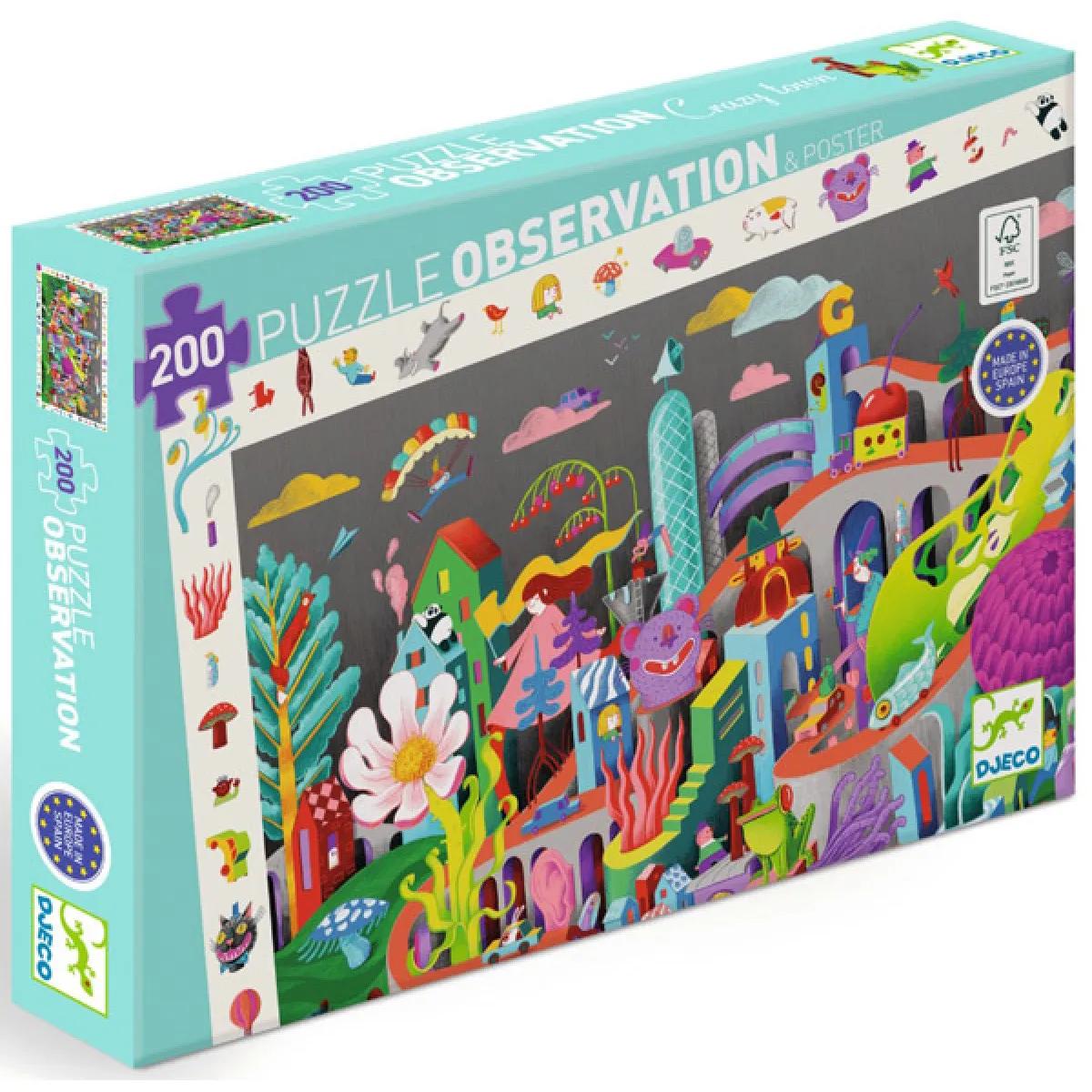 Puzzle za decu LUDI GRAD - 200kom 