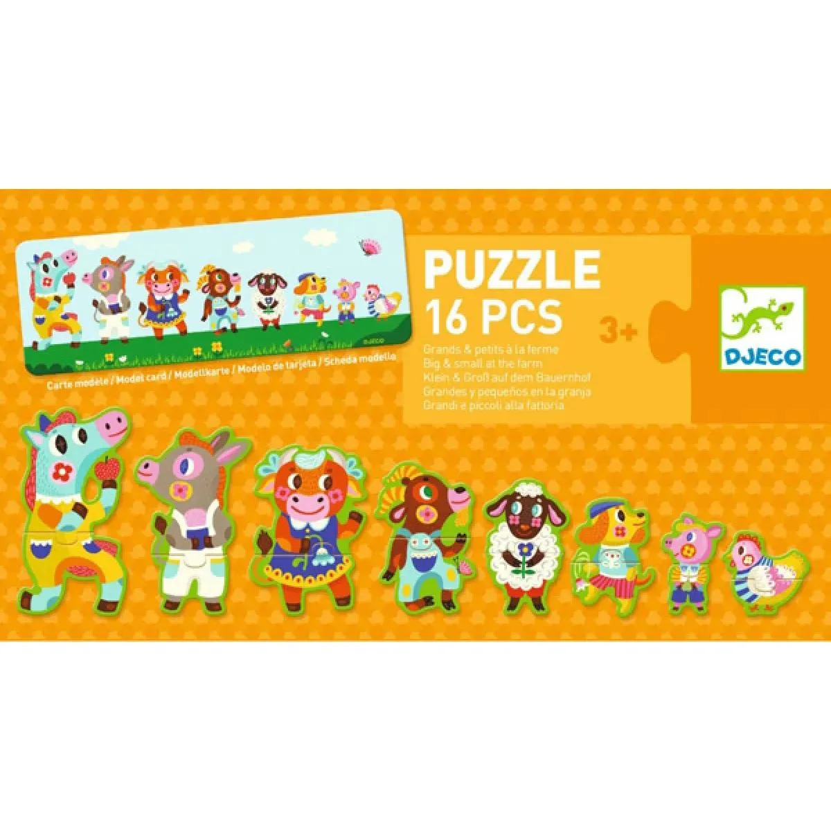 Puzzle za decu VELIKI I MALI - NA FARMI 