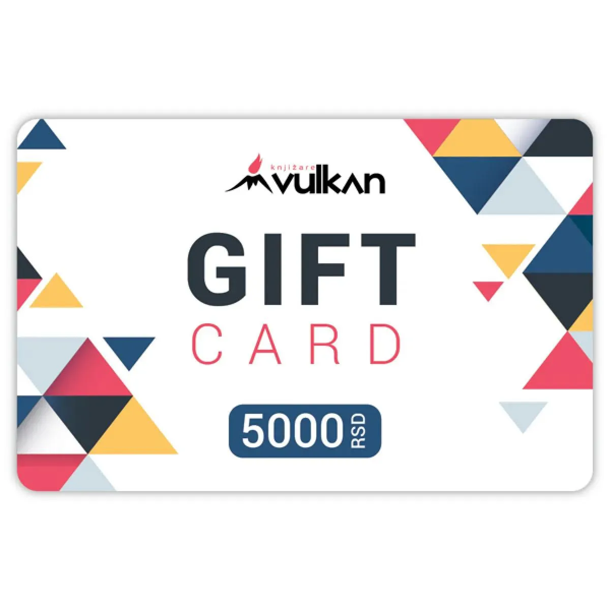 GIFT KARTICA / VAUČER bela trouglići 5000 