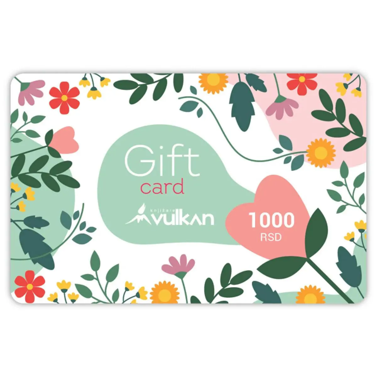 GIFT KARTICA / VAUČER gift cvetići 1000 