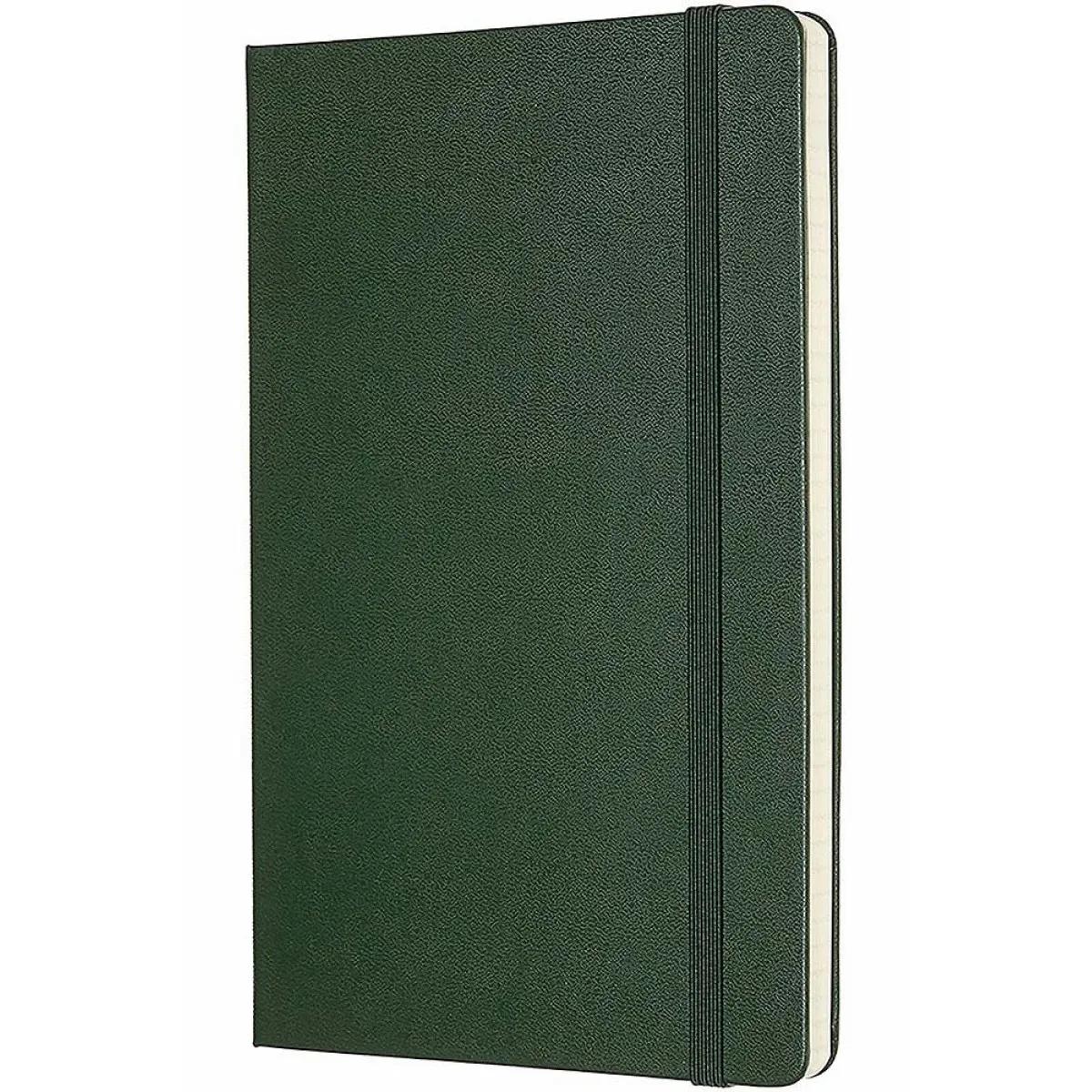 Notes 13 x 21 MOLESKINE Myrtle Green, tvrdi povez, na kvadratiće 