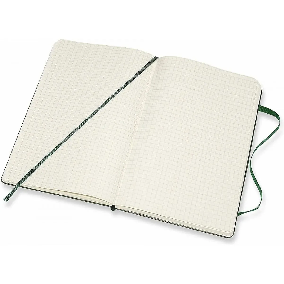 Notes 13 x 21 MOLESKINE Myrtle Green, tvrdi povez, na kvadratiće 