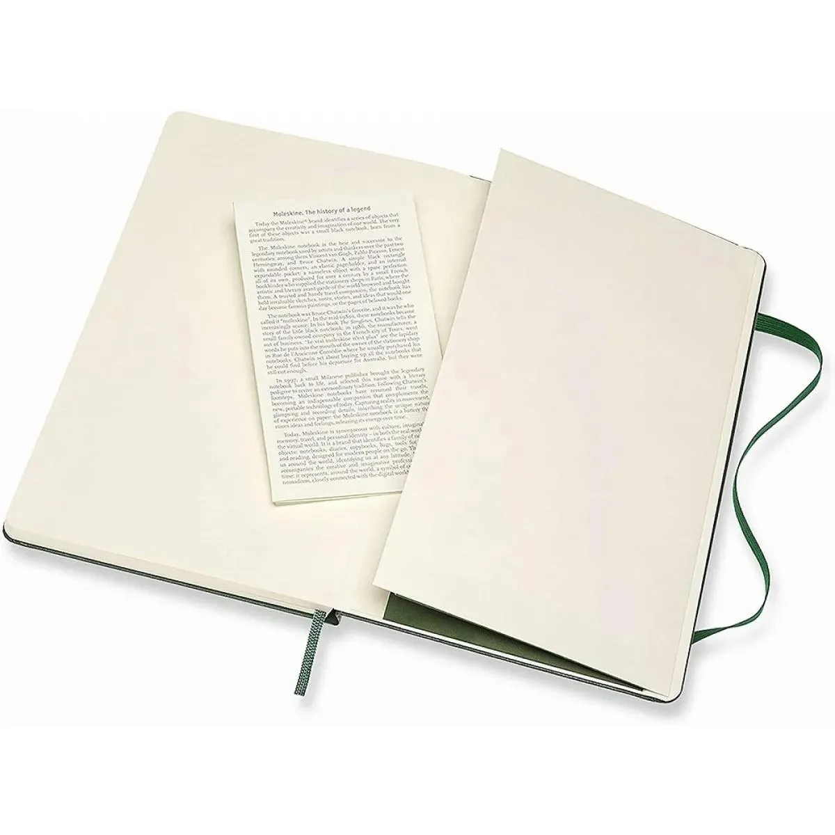 Notes 13 x 21 MOLESKINE Myrtle Green, tvrdi povez, na kvadratiće 
