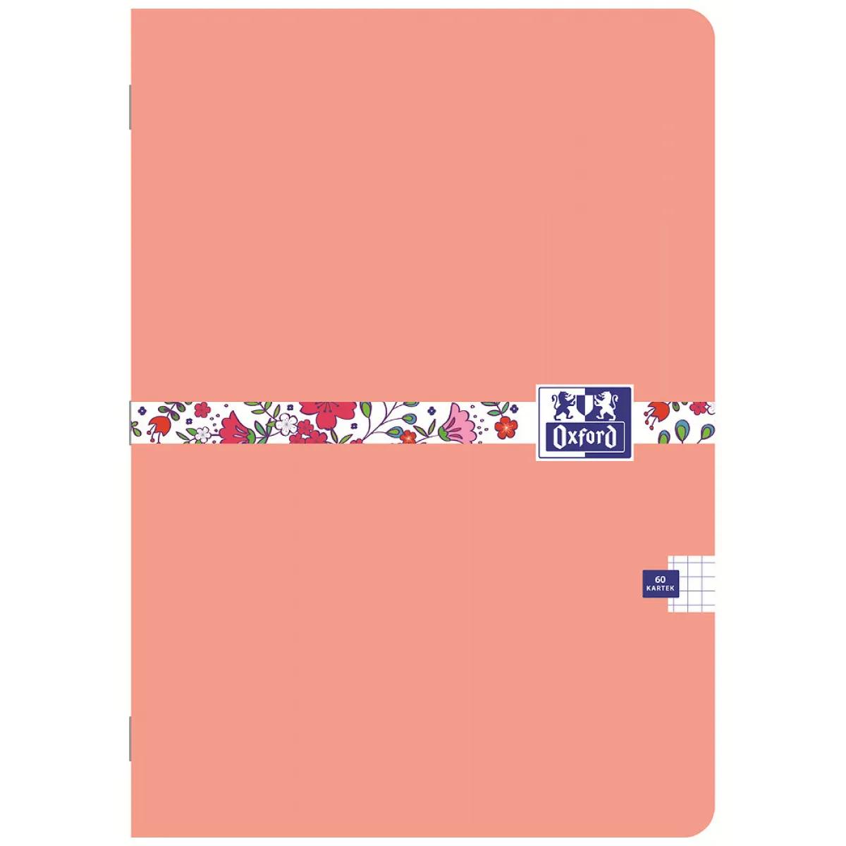 Sveska A5 OXFORD & ME 60L, Kvadratići sa marginom (više vrsta) 