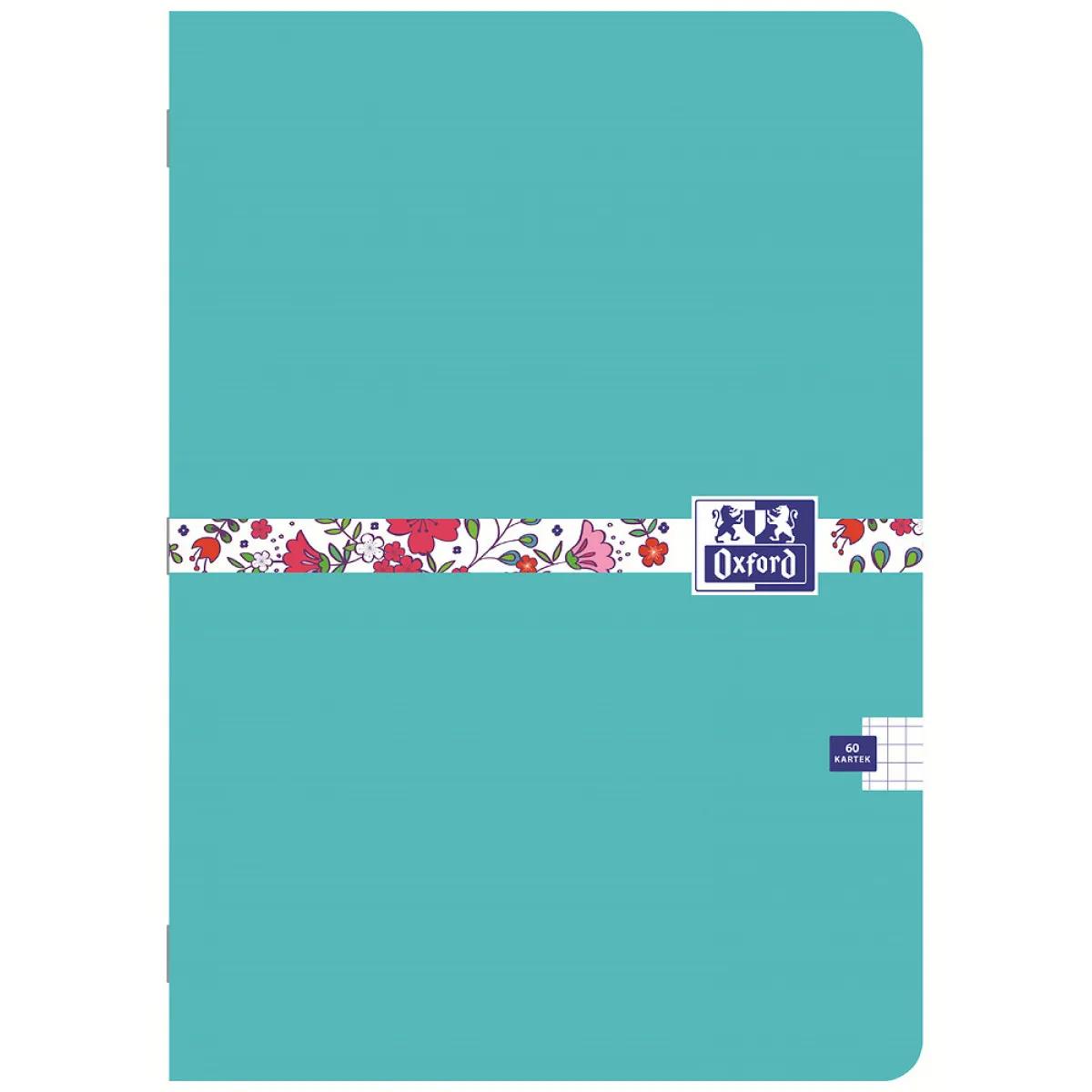 Sveska A5 OXFORD & ME 60L, Kvadratići sa marginom (više vrsta) 