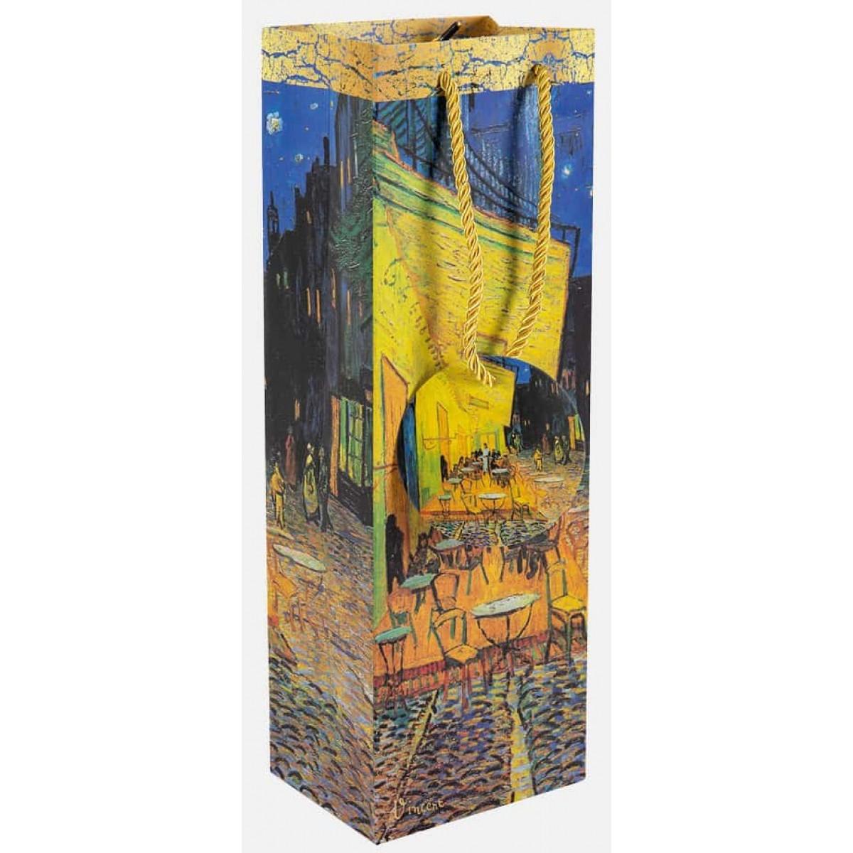 Ukrasna kesa za flašu -  VAN GOGH - STARRY NIGHT 