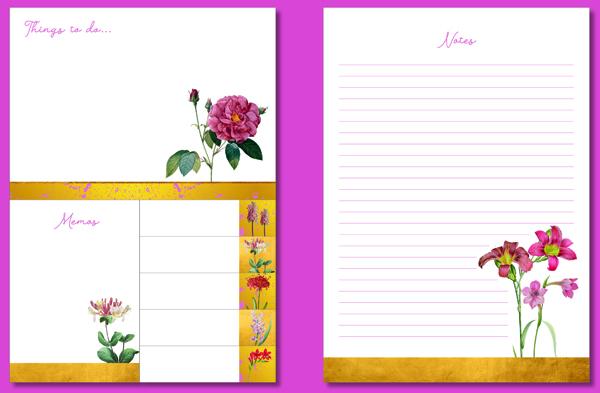 Notes A5 sa samolepljivim papirićima REDOUTE 