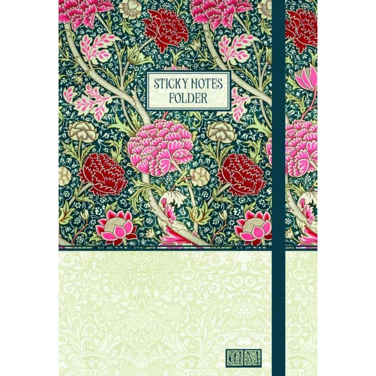 Notes A5 sa samolepljivim papirićima WILLIAM MORRIS 