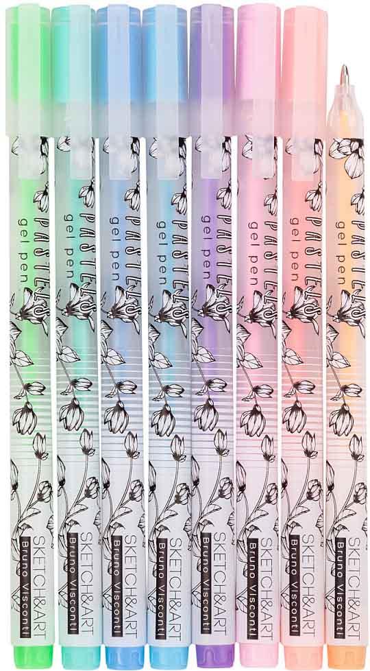 Gel pen SKETCH&ART, 8 kom, 0,8mm PASTEL 