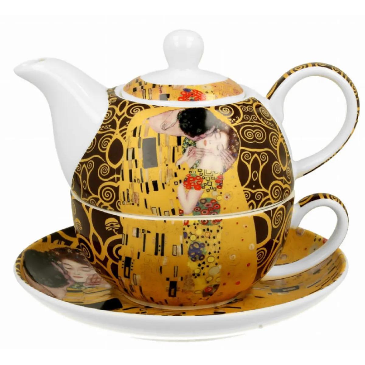 Set za čaj THE KISS BROWN -KLIMT 