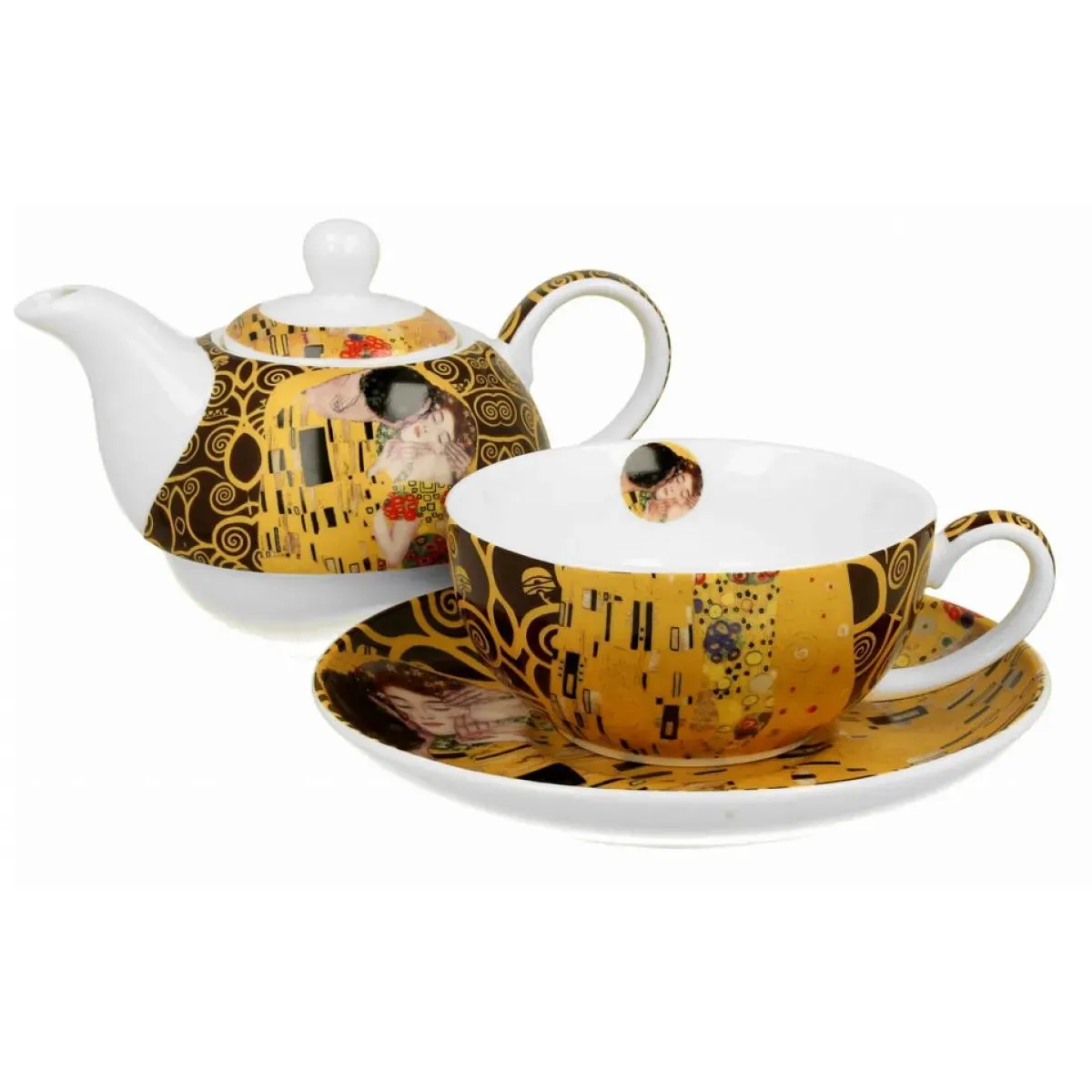 Set za čaj THE KISS BROWN -KLIMT 