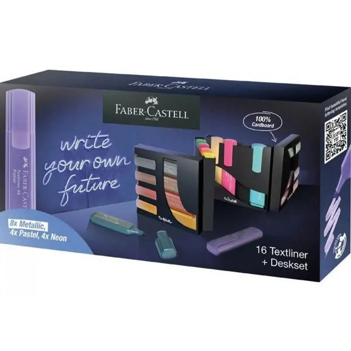 FABER CASTELL set 16 flomaster textlinera 