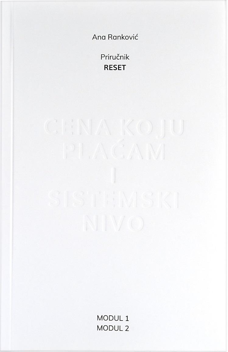 PRIRUČNIK RESET -  OSNOVNA VERZIJA AUTORSKOG PROGRAMA LIČNOG RAZVOJA RESET BY ANA RANKOVIĆ 