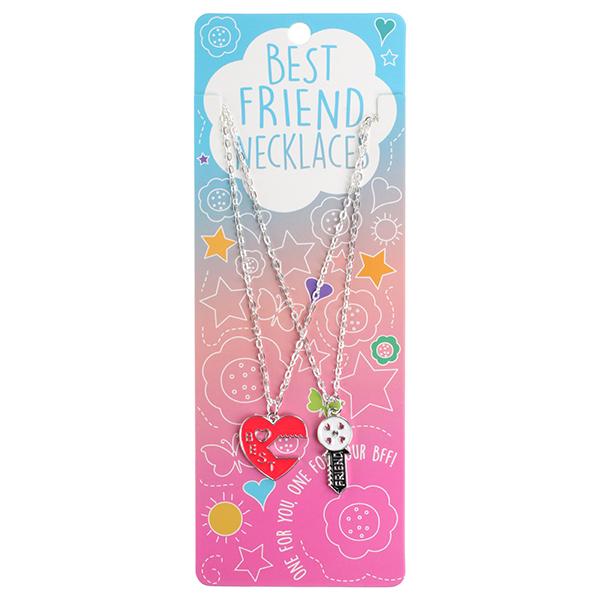 Set dve ogrlice BFF KLJUČ I SRCE 