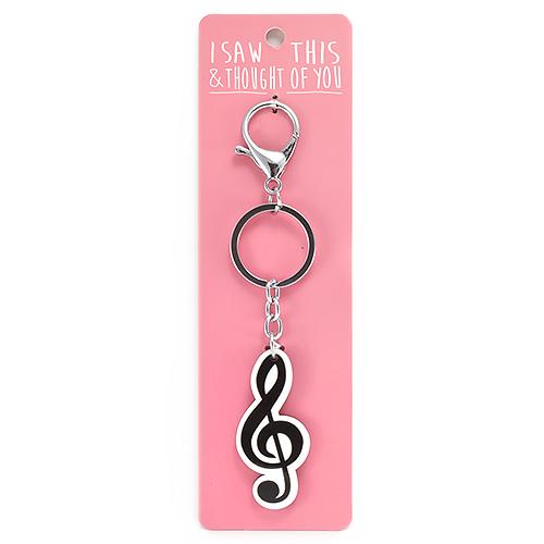 Privezak za ključeve TREBLE CLEF 
