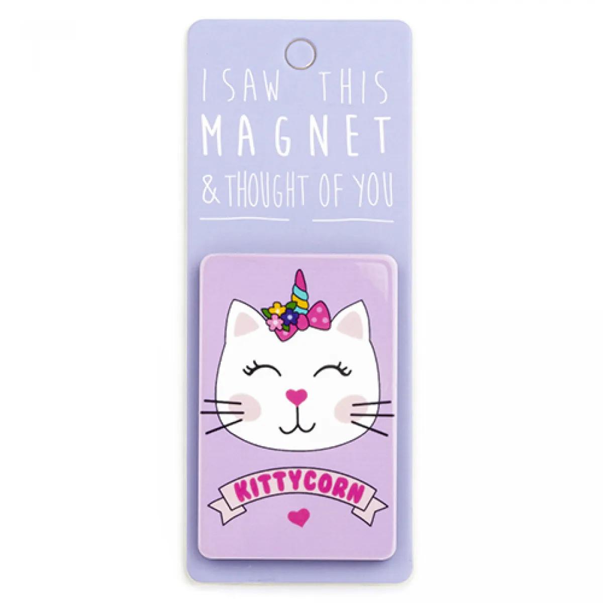 Magnet za frižider I SAW THIS MAGNET Kittycorn 