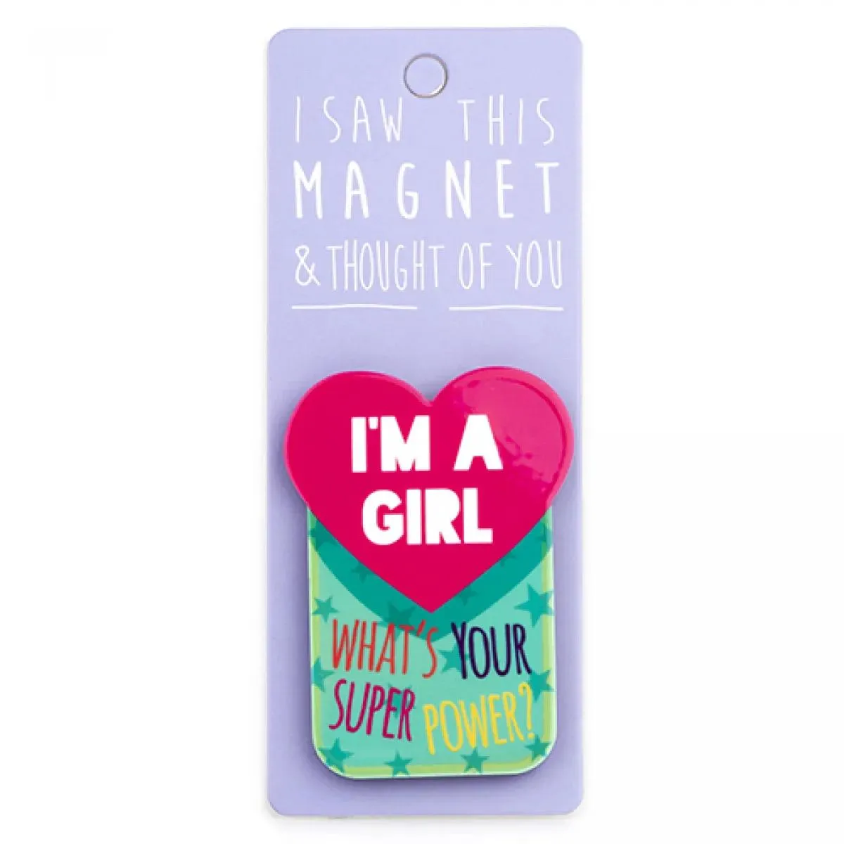 Magnet za frižider I SAW THIS MAGNET I'm A Girl 