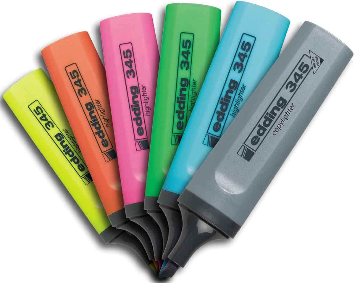 SIGNIRI E-345 2-5MM                  SET 1/4 EDDING SORTIRANO 