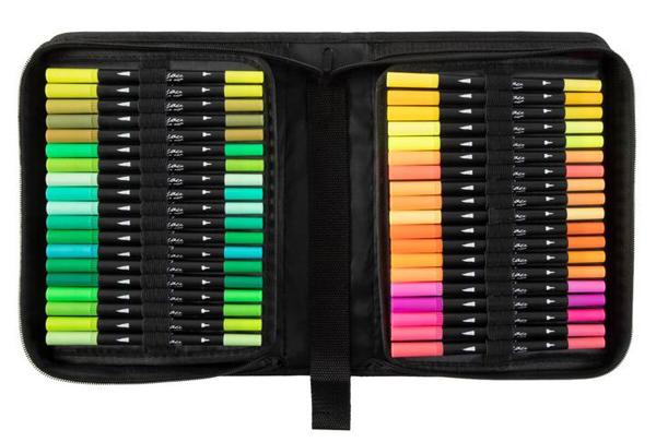 NASSAU dvostrani markeri 120 kom u pernici 