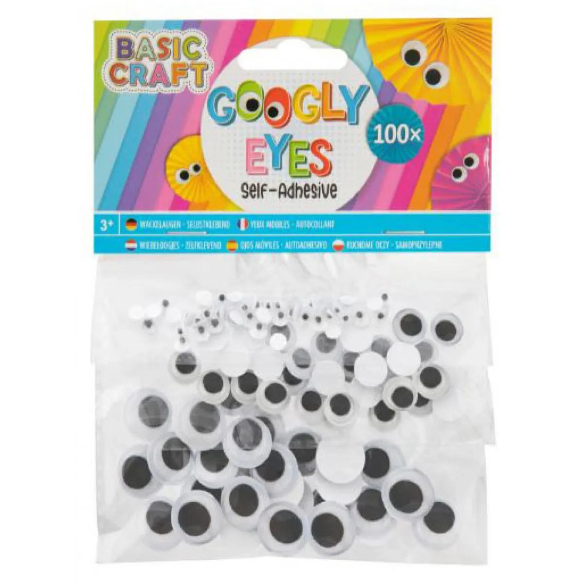 Stikeri GOOGLY EYES 100 kom u tri veličine 