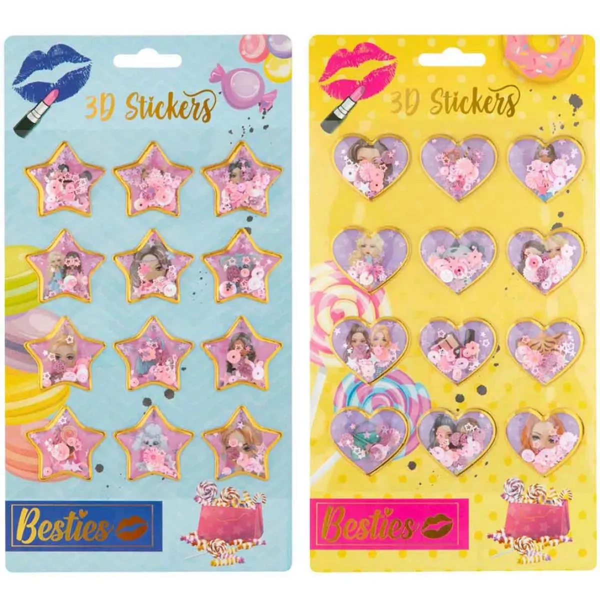 Stikeri 3D GLITTER 
