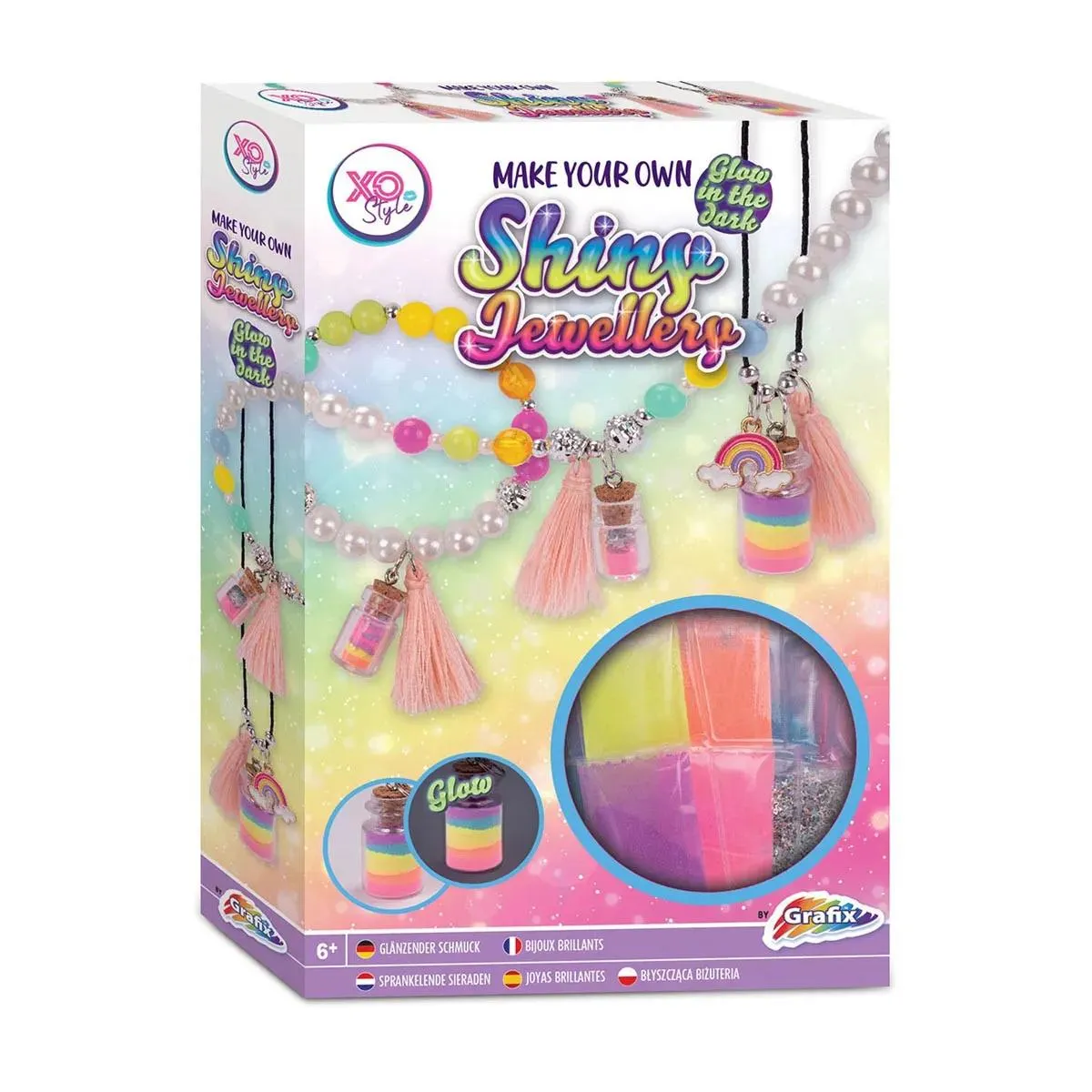 Set za pravljenje svetlećeg nakita GLOW IN THE DARK 