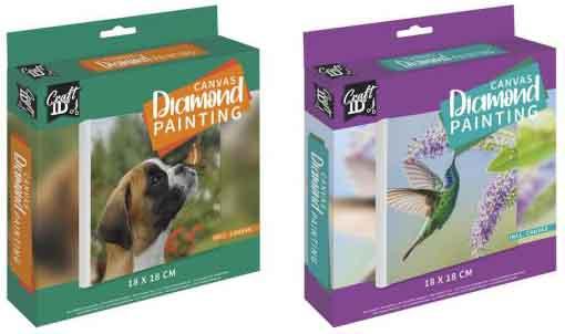 CANVAS Diamond painting 18x18cm 