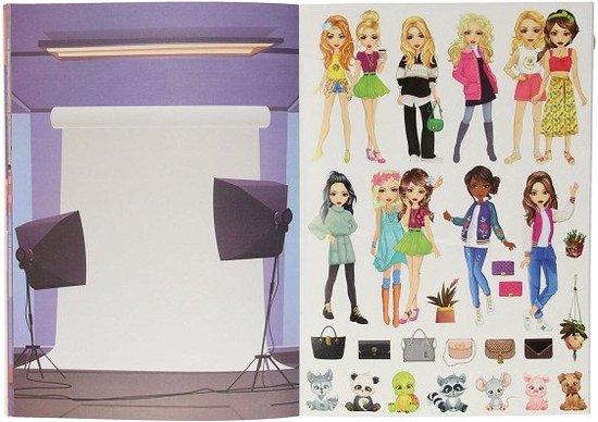 Knjiga sa stikerima DRESS ME UP, 10 listova A4 