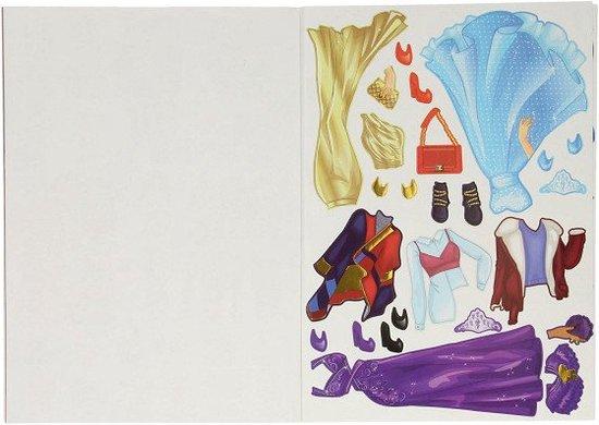 Knjiga sa stikerima DRESS ME UP, 10 listova A4 