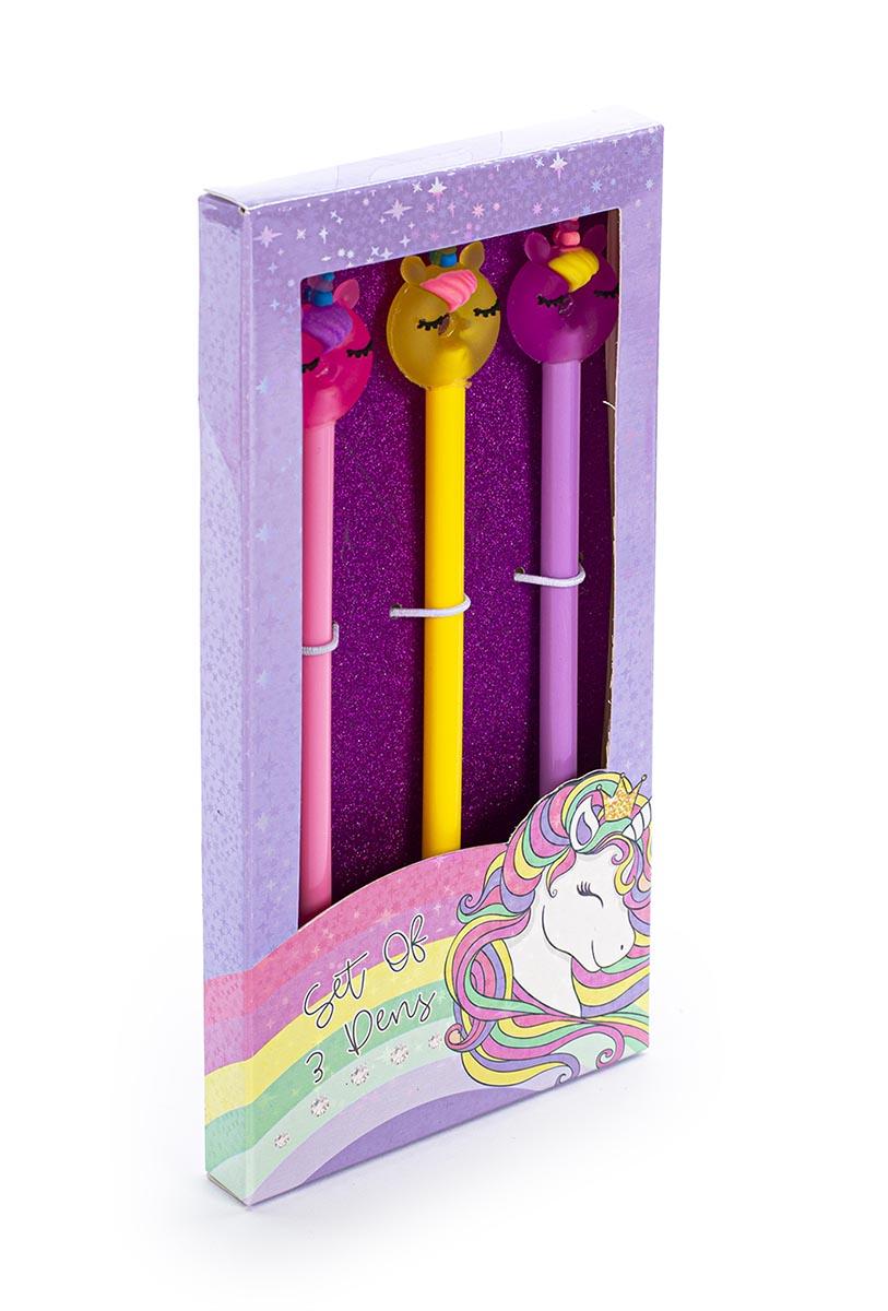 Set hemijskih olovaka za decu, 3 kom JEDNOROG 