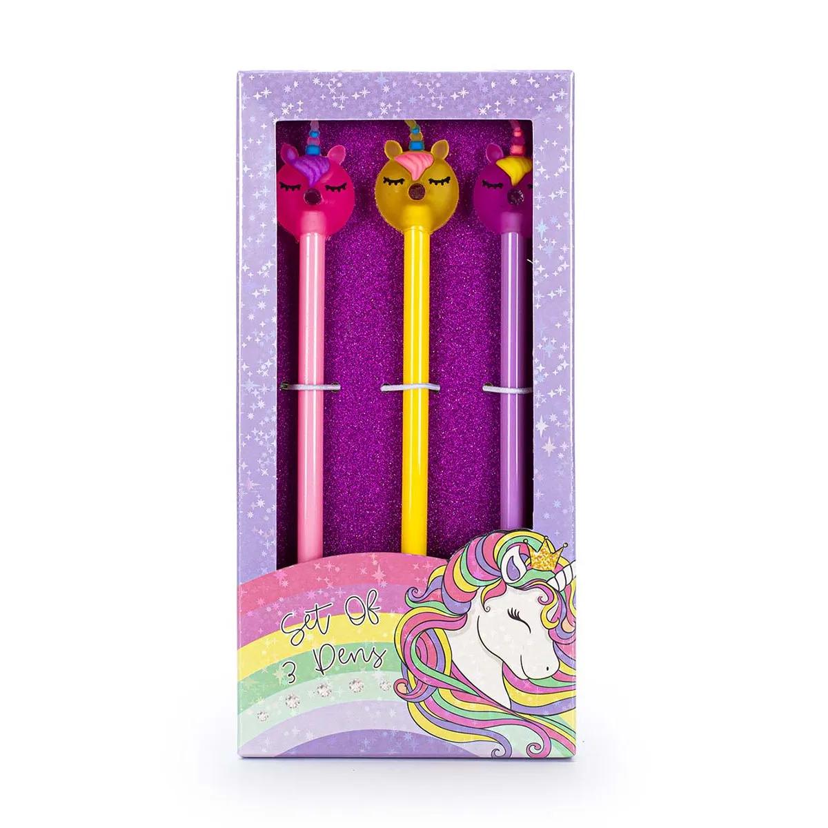 Set hemijskih olovaka za decu, 3 kom JEDNOROG 