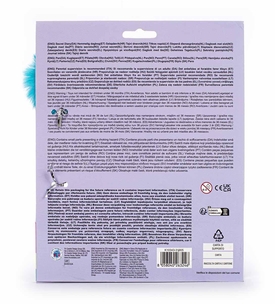 Dnevnik A5 sa olovkom i ključićem  UNICORN 