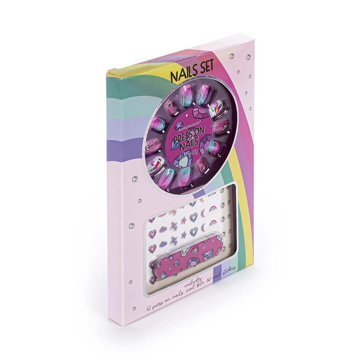 Dečiji set za nokte sa nalepnicama PRES ON NAILS 