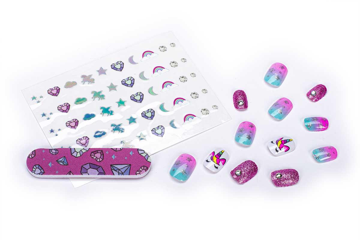 Dečiji set za nokte sa nalepnicama PRES ON NAILS 