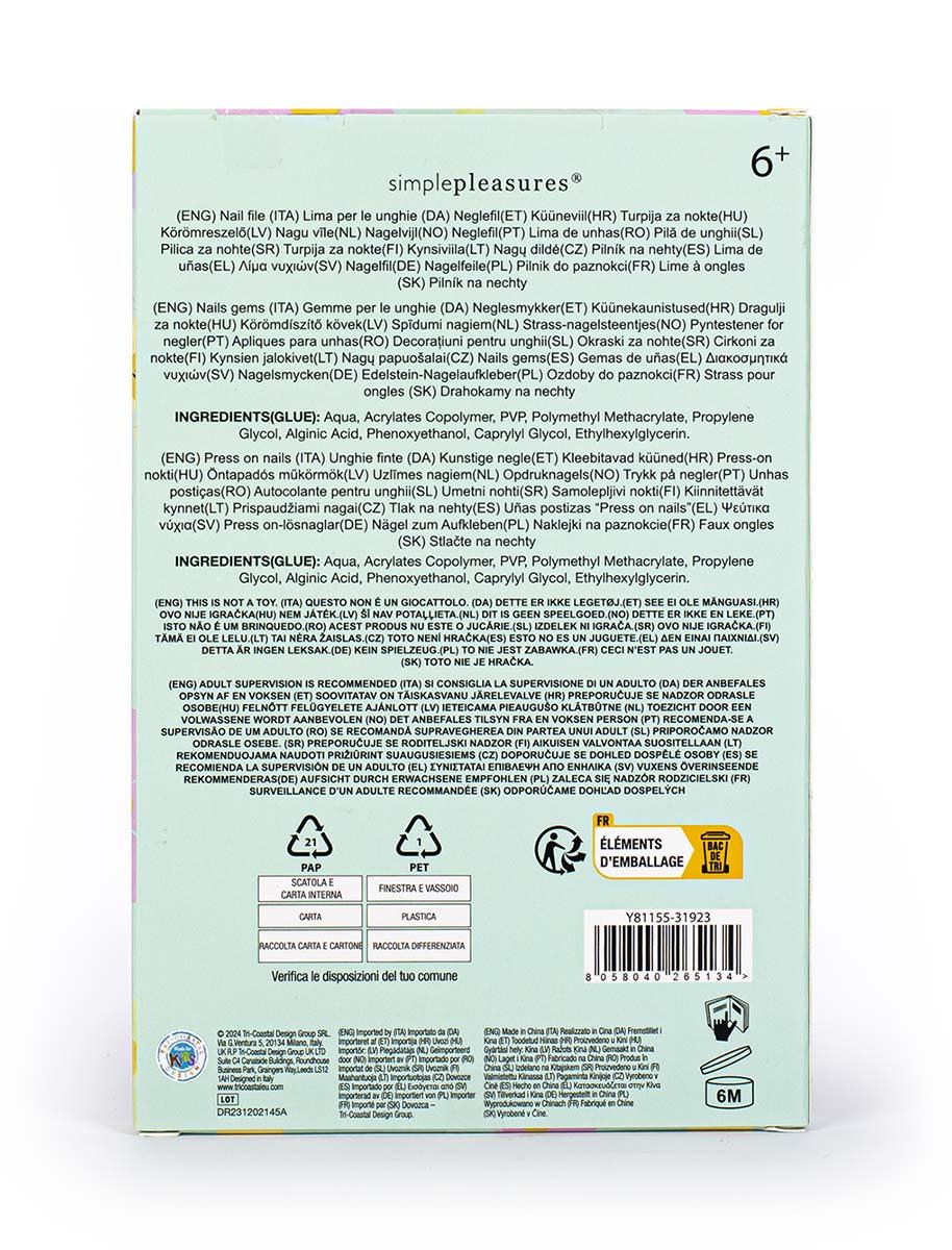 Dečiji set za nokte sa nalepnicama PRES ON NAILS 