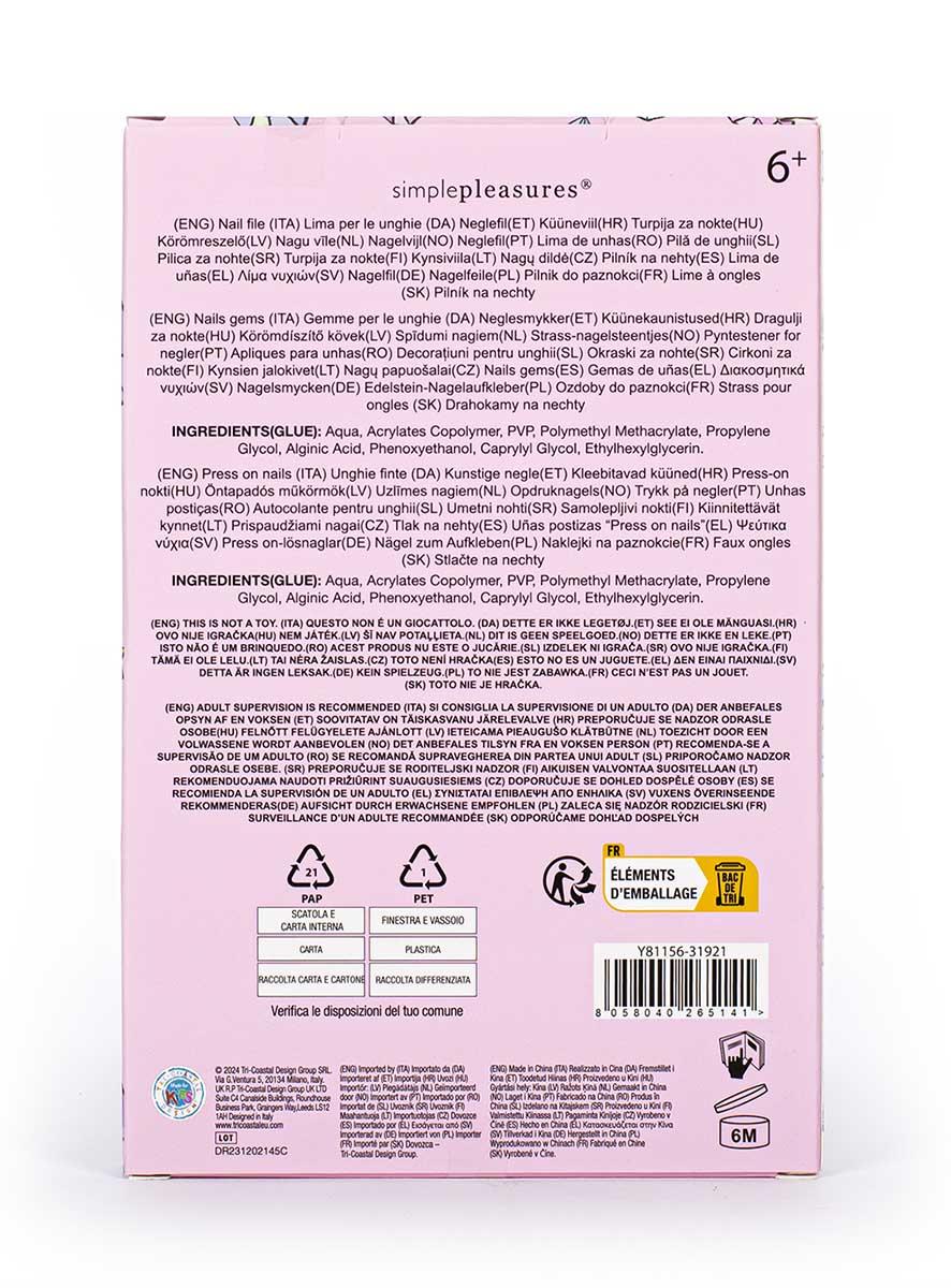 Dečiji set za nokte sa nalepnicama PRES ON NAILS 