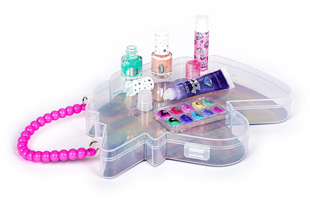 Dečiji kozmetički set, 2 laka za nokte, 2 balsama za usne, stikeri COSMETICS SET 