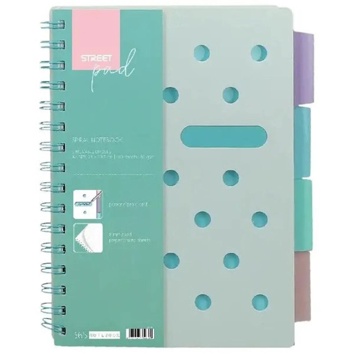 STREET GREEN  SVESKA SP A4 KVADR. 100LIS 