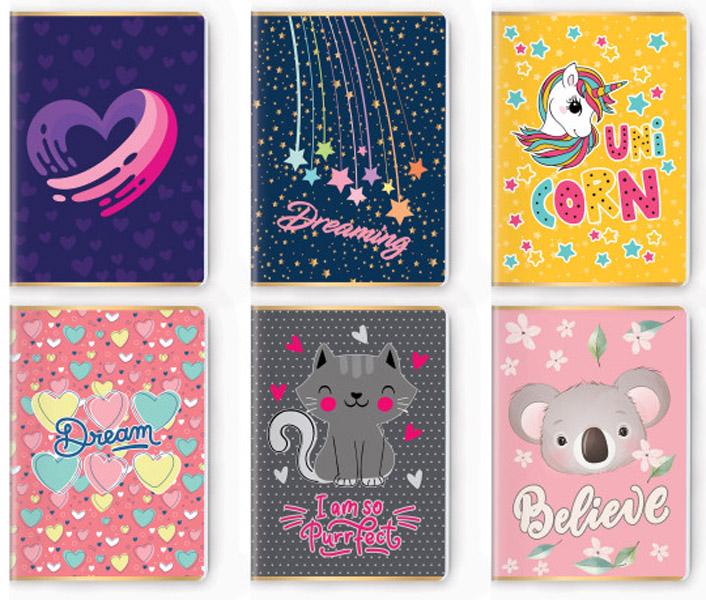 SVESKA PREMIUM A4 DIKTO 52L GIRL'S COLLECTION SC2775 