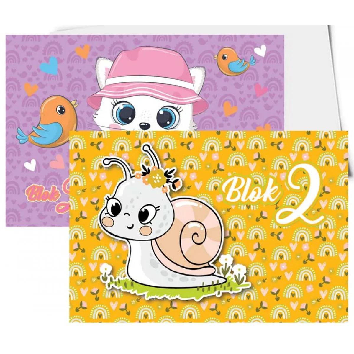 Blok za crtanje br.2 ŽENSKI MOTIVI 